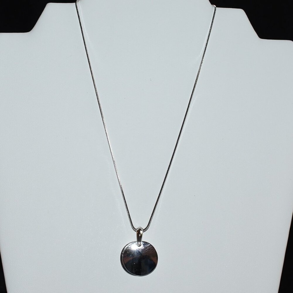 Touchstone Crystal by Swarovski Circle Duo Necklace 3030NF New in box